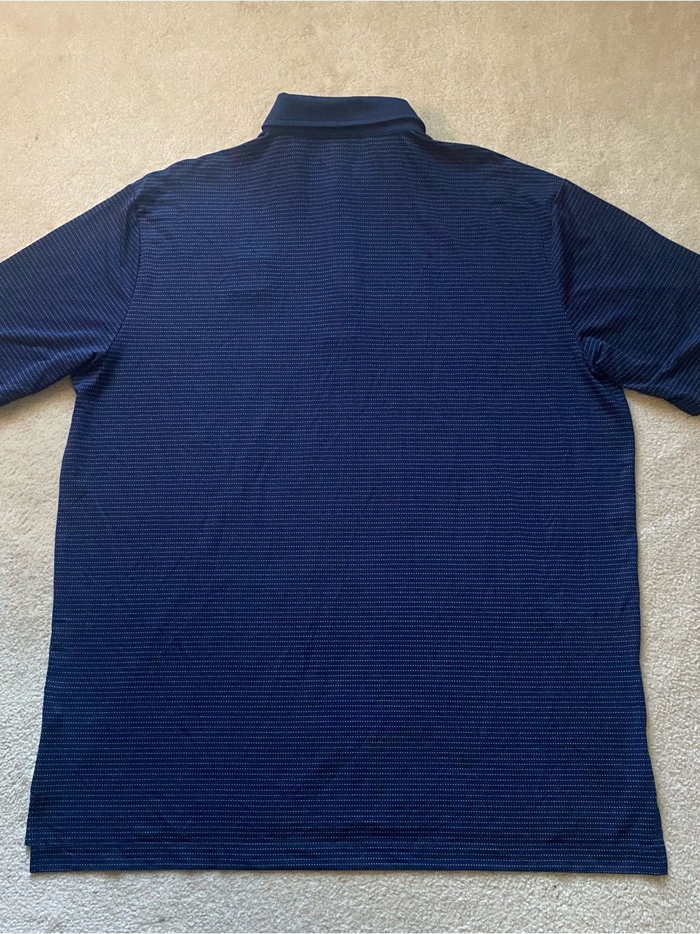 Men’s Columbia Golf Shirt UNC Tar Heels Carolina Blue White Stripe  XL X-Large - Picture 3 of 6